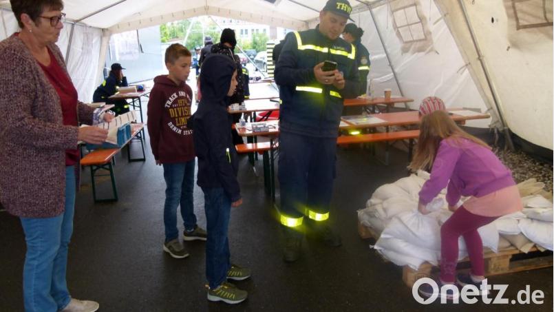 Bei der „Sandsack-Challenge“ des Technischen Hilfswerks waren vielfältige Aufgaben zu erledigen. Bild: bgl
