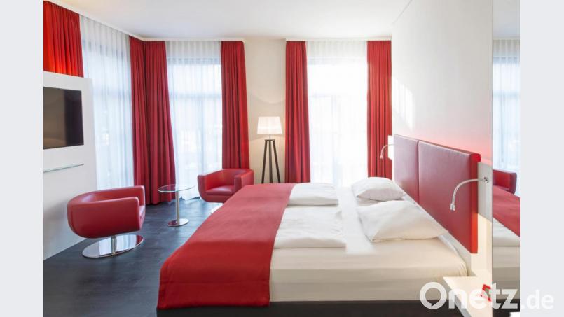 Als „fancy“ bezeichnet die Dormero Hotel AG ihre Zimmer, die sie Gästen ab 2021 auch in der Alten Post Weiden bieten möchte. Das ist ein Beispiel eines typischen „schicken“ Dormero-Zimmers. Bild: Dormero AG