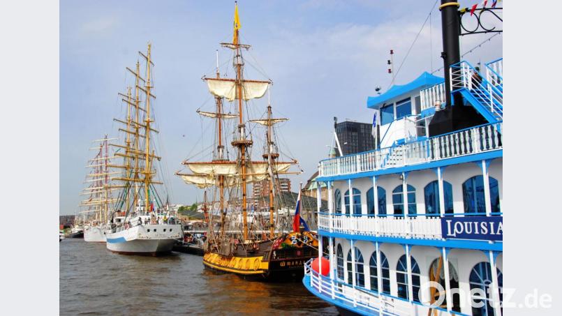 Der Hamburger Hafengeburtstag kommt einem Schaulaufen für attraktive Schiffe gleich. Egal ob Großsegler oder Raddampfer, zu sehen gibt es viel. Bild: Andrea Hirmer