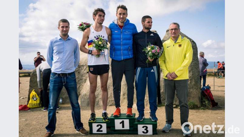 Maximilian Zeus (Mitte) holte 2018 am Brocken den Titel. Bild: exb