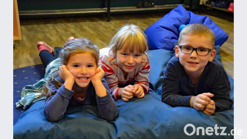 Zum Weltkindertag am 20. September reden die fünfjährige Frida, Marlene (5) und der sechsjährige Marlon Klartext. So soll Amberg aussehen. Bild: Bayerschmidt