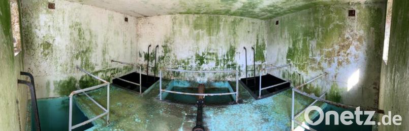 Kaum zu glauben wie marode das Innenleben des Wasserreservoires war. Bild: dob