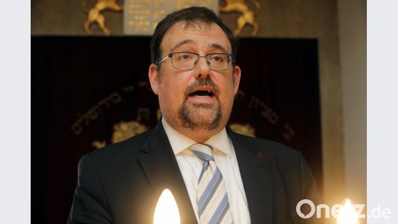 Rabbiner Elias Dray steht der jüdischen Gemeinde in Amberg vor. Bild: Wolfgang Steinbacher
