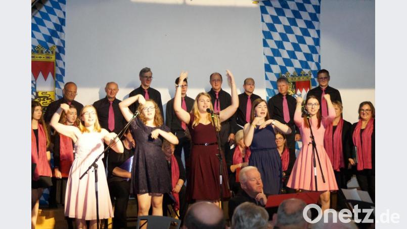 Mitglieder der Chorgemeinschaft St. Georg Pressath bereicherten das Programm des Musikabends. Bild: rkp