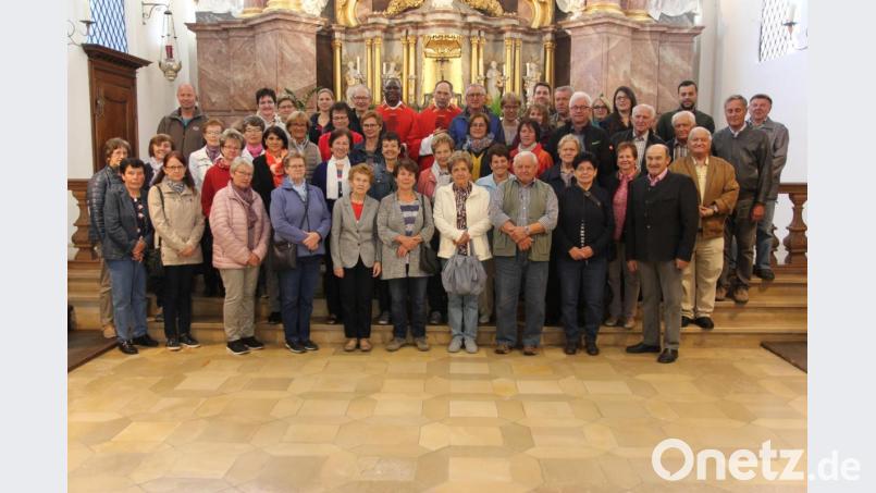 In der Klosterkirche Speinshart nahm die Gruppe am Wallfahrtsgottesdienst teil. Bild: ral