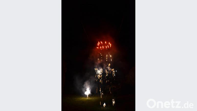 Die Pyroperformance von Robert Diem war von historischen Feuerwerken der Barockzeit inspiriert. Bild: inl