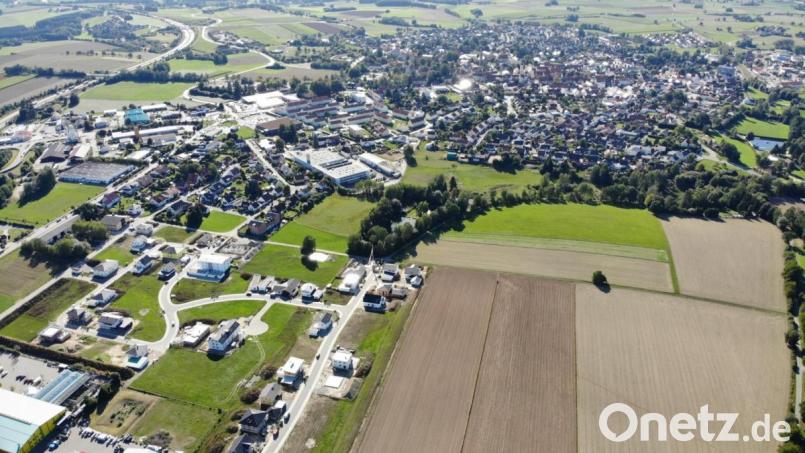Das neue Baugebiet "Sommerwiesen" grenzt im Osten an das Stadtzentrum. Bild: dob