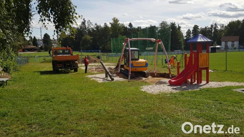 Der Spielplatz in Altenstadt wurde aufgehübscht und mit neuen Geräten versorgt. Bild: dob