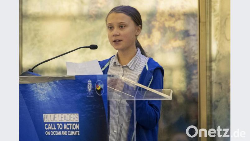 Greta Thunberg spricht bei einer Veranstaltung am Rande der 74. Generaldebatte der UN-Vollversammlung. Bild: Mary Altaffer/AP/dpa
