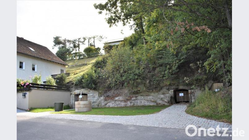 Drei verschüttende Eingänge der im Jahr 1534 errichteten Felsenkeller in der Steinfelser Straße wurden freigelegt. Bild: rgr