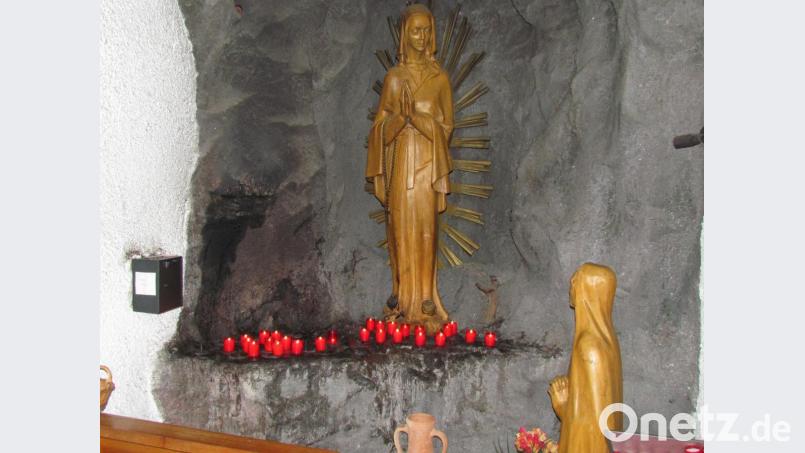 Der kleine Opferstock in der Pressather Grotte wird monatelang von Dieben heimgesucht. An einem Septembertag ist dann Schluss damit. Bild: is