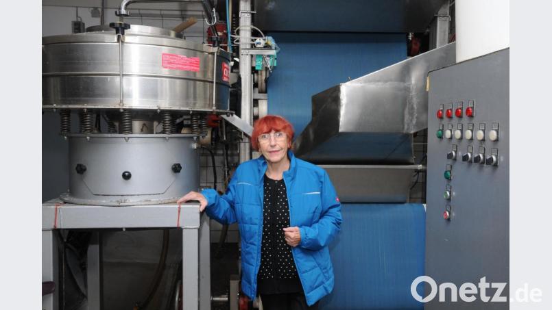 Die Presse in der Obstverwertung ist heuer noch nicht einmal gelaufen – es rentiert sich nicht, sie anzuwerfen, sagt Anni Rösel. Bild: ge