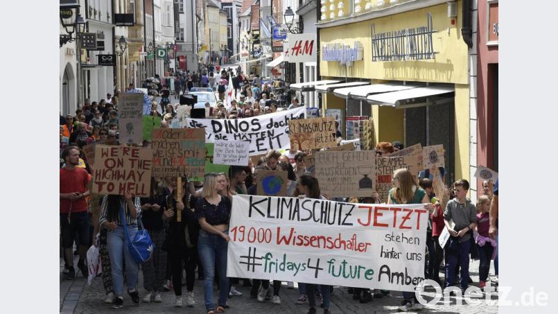 Laut einer Presse-Info ist der Antrag „Amberger Klimaoffensive“ in der Gruppierung Amberger Bunt seit einigen Monaten gereift. Dazu beigetragen habe auch die aktive Fridays-for-Future-Bewegung. Archivbild: Petra Hartl