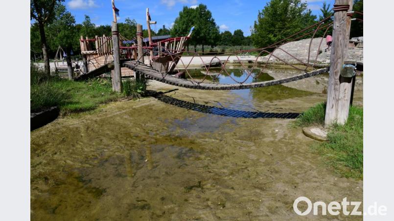 Der Piratenspielplatz am Landesgartenschaugelände. Archivbild: Petra Hartl