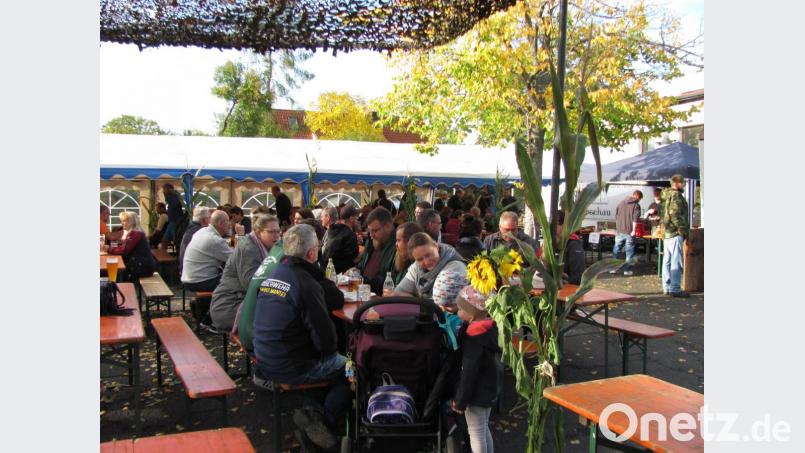 Gut besucht war am Samstag das Krautfest des Mantler Stammtisches. Bild: sei