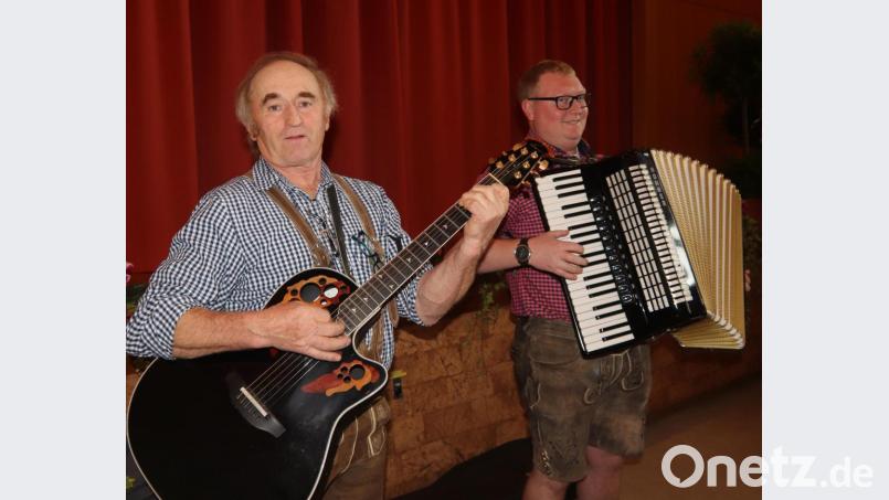 Die Birgl-Musi begleitete musikalisch die Abschlussveranstaltung der Seniorenaktionswoche. Bild: mfh