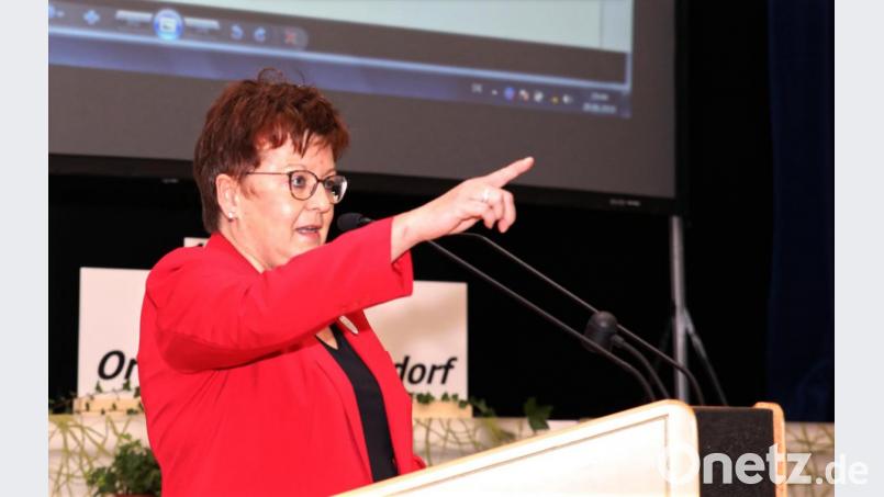 SPD-Ortsvorsitzende Brigitte Scharf Bild: JOCHEN NEUMANN 
ERBENDORF