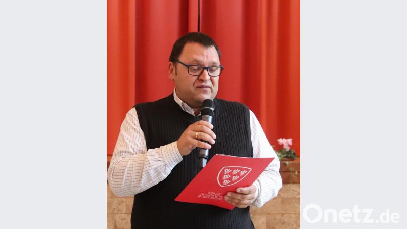 In seiner Begrüßungsrede sprach der Seniorenbeauftragte der Stadt, Andreas Knopp, über den Erfolg der diesjährigen Aktionswoche. Bild: mfh