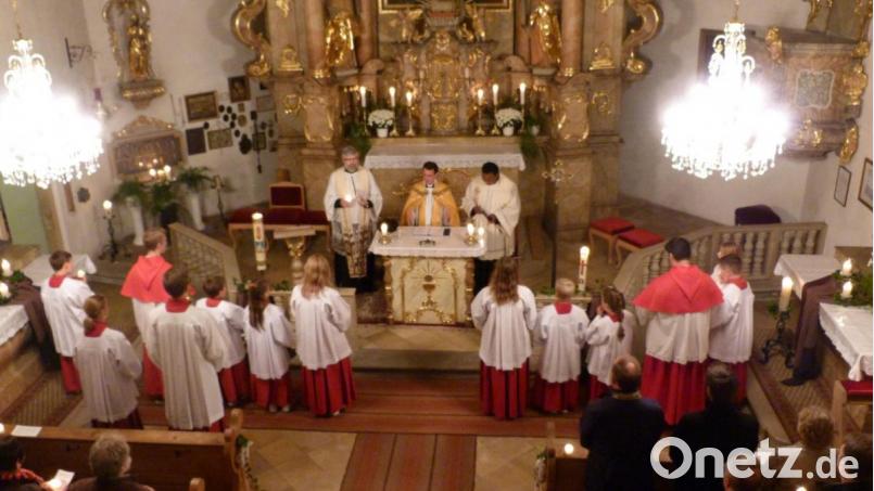 Der liturgischen Teil im Anschluss an das Abendlob in St. Moritz. Bild: hok