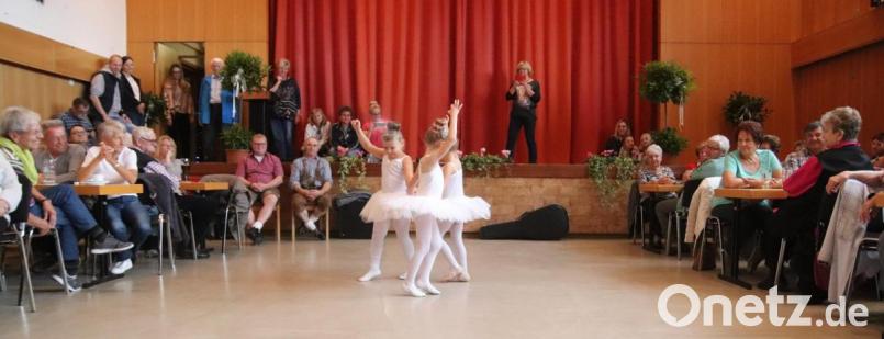Die Kleinsten der Ballettschule Rommi Schötz tanzten sich in die Herzen der Gäste. Bild: mfh