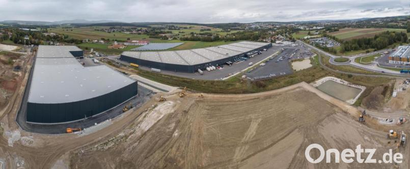 Blick auf das neue Gewerbegebiet auf der ehemaligen Rosenthal-Brache. Bild: dtr