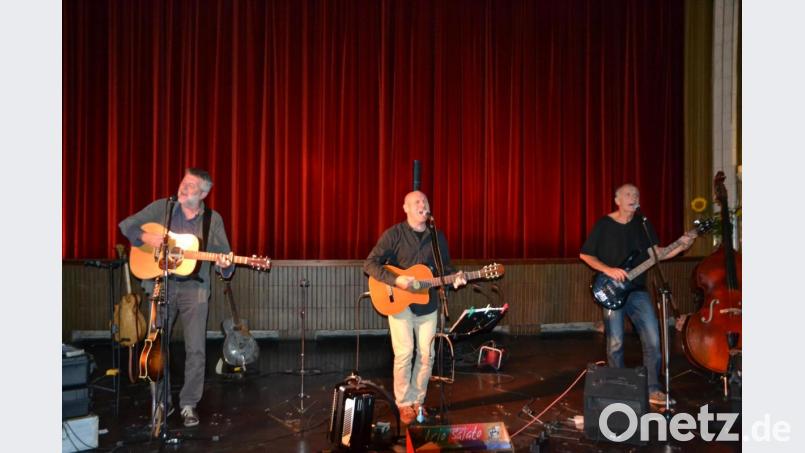 Robert Hasleder, Rainer Hasinger und Andreas Kessel (von links) im Dreiklang: das Trio Salato. Bild: inl