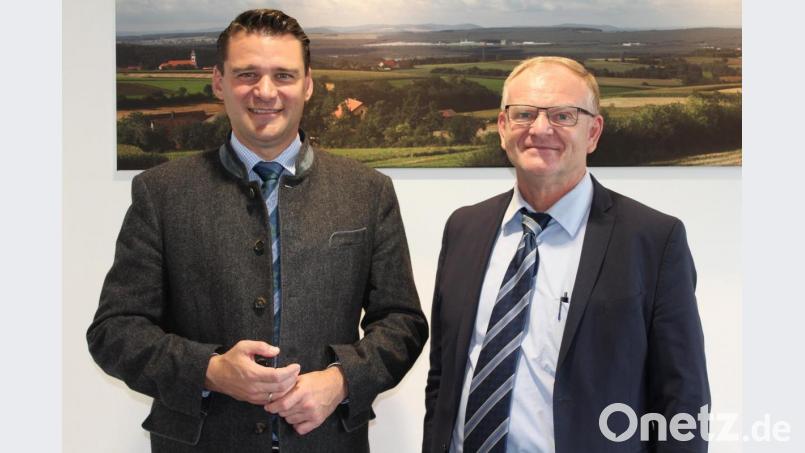 Josef Most besuchte Landrat Thomas Ebeling. Bild: exb
