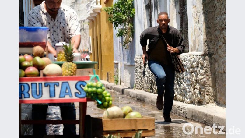 Will Smith trifft in "Gemini Man" auf sein jüngeres Ich. Bild: Paramount Pictures/dpa