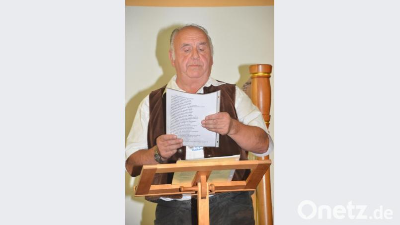 Mit Mundartbeiträgen meldet sich Hans Pirner zu Wort. Bild: mag