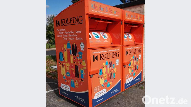 Für die Zeit zwischen den Straßensammlungen stehen Kleidercontainer zur Verfügung. Bild: hir