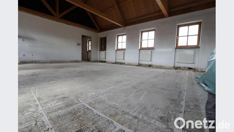 Das Innere des Tores wurde auf Rohbau-Zustand zurückgesetzt, die Inneneinrichtung soll im Winter folgen. Bild: Wolfgang Steinbacher