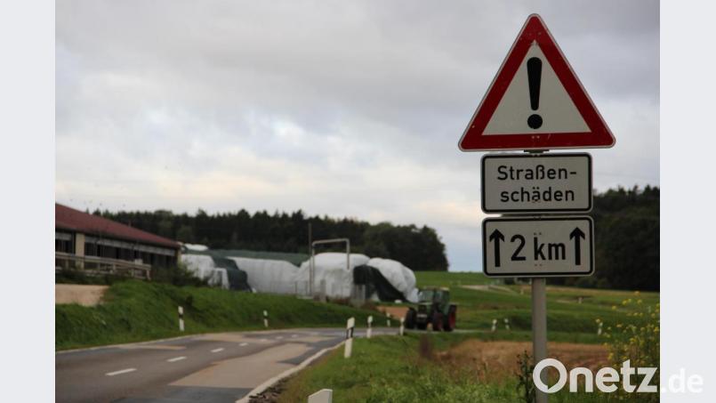 Die Staatsstraße 2399 zwischen Lintach und Raigering gilt als eine der schlechtesten Straßen im Raum Amberg-Sulzbach. Bild: gri