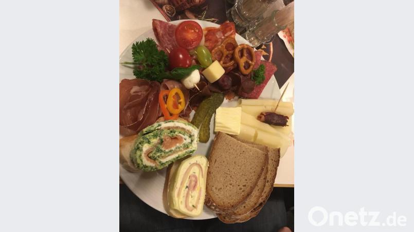 Die Delikatessenplatte war eine Köstlichkeit für Aug und Mund. Bild: sl