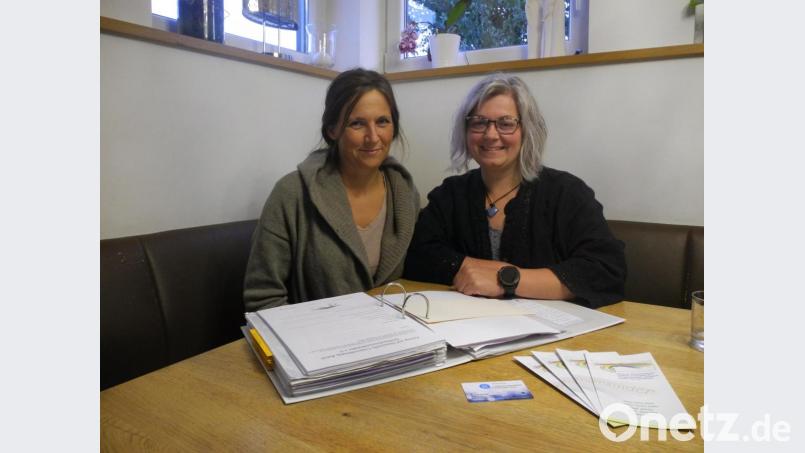 Beatrix Kempf und Silke Rosner (von links) leiten den Verein seit der Gründung. Bild: as