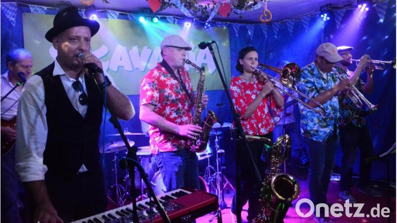 Sie füllten den Schuppen mit Gebläse: "Skavaria" aus Regensburg. Bild: Kunz