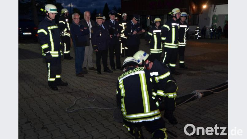 Die Nachwuchskräfte legten ihre Prüfung zum nächst höheren Leistungsabzeichen mit Bravour ab. Bild: dob
