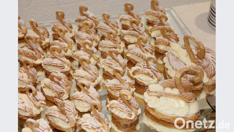 Ein süßer Genuss: Waldsassener Schwäne. Bild: kro