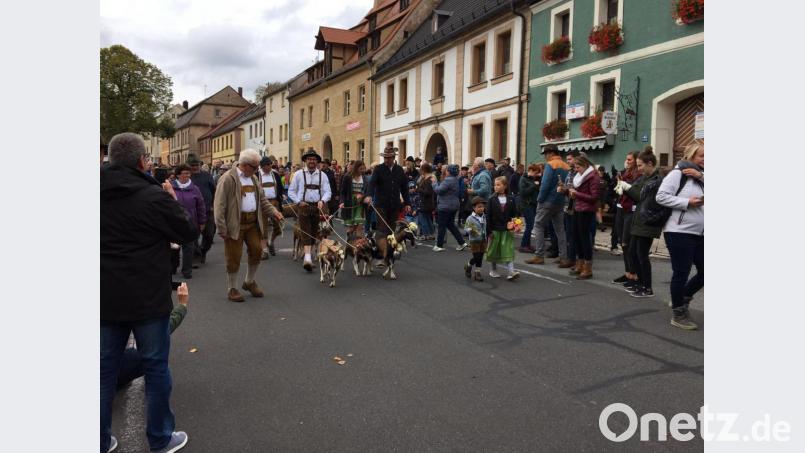 Sobald die kalte Jahreszeit anbricht, werden die Ziegen vom Kleinen Kulm wieder in die Stadt zurückgeholt. Und immer wieder aufs Neue lockt der Almabtrieb Bürger aus der ganzen Region an. Bild: alr