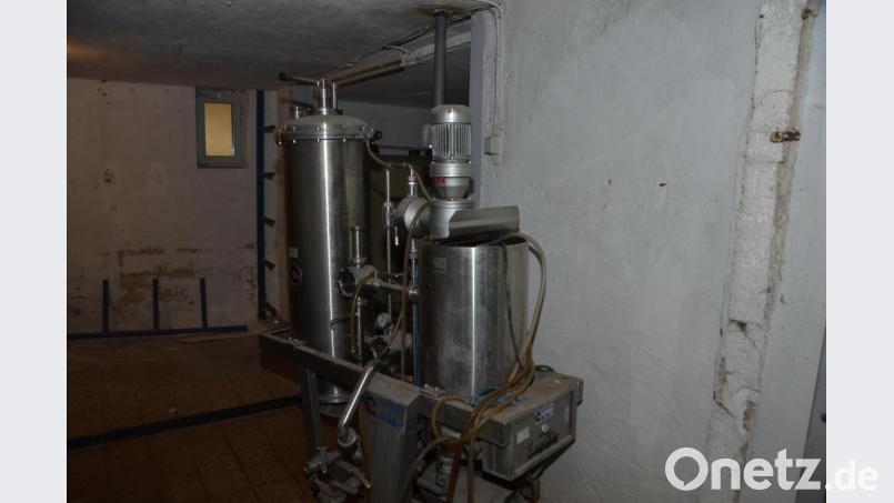 Die ehemalige Limonadenabfüllanlage in der Brauerei "Binnerlenz". Bild: dob