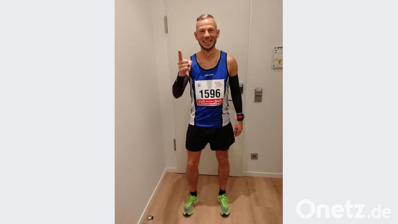 Groß war die Freude bei Andreas Hecht über seinen Deutschen Vizemeistertitel. Bild: jr