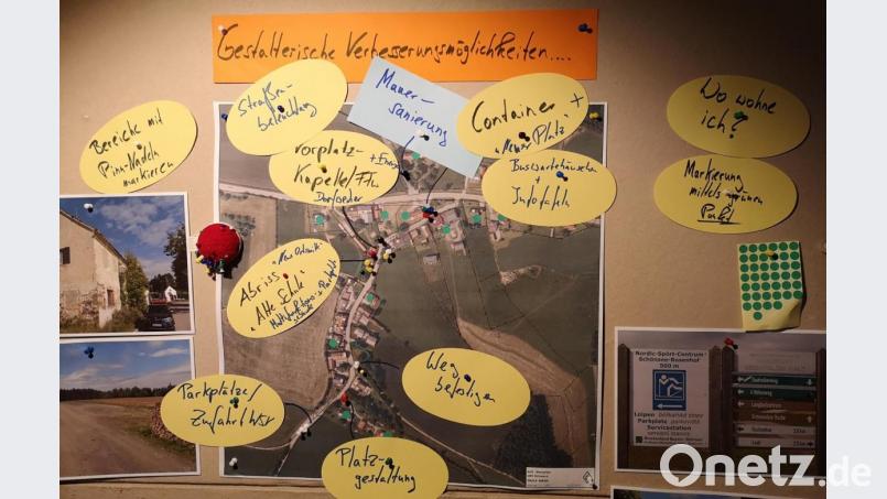 Die erarbeiteten Ziele wurden an einem Memobrett gesammelt. Repro: weu