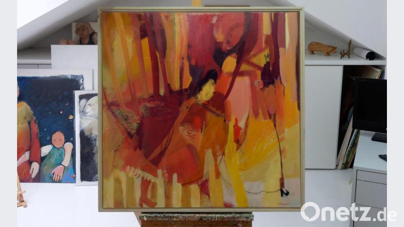 Inge Posorski ist eine vielseitige Künstlerin aus Neusorg. Bild: tr