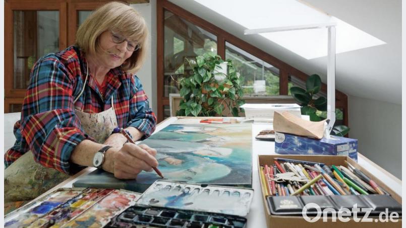 Inge Posorski ist eine vielseitige Künstlerin aus Neusorg. Bild: tr