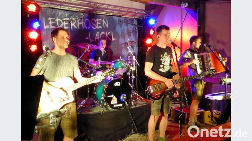 Die Band „Lederhosen-Lackl“ begeisterte mit ihrer Tanz- und Stimmungsmusik. Bild: Schönberger, Ferdinand [fsb]