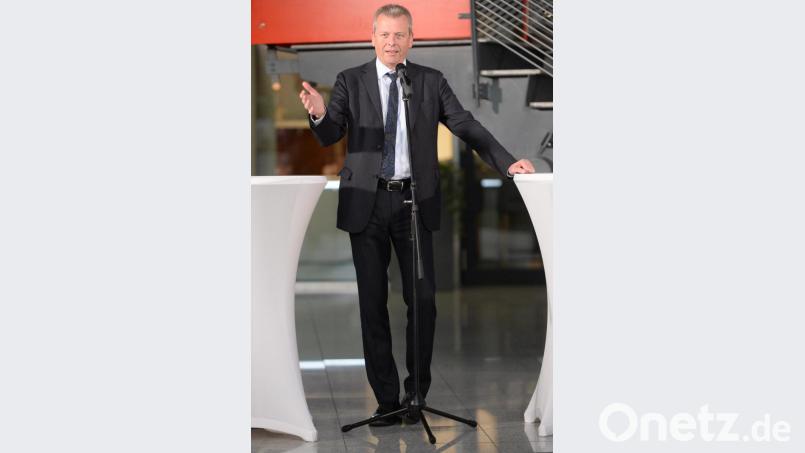 Ulrich Maly bei der Diskussionsrunde. Bild: Andreas Brückmann