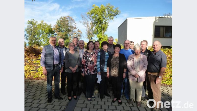 Viele Erinnerungen tauschen die Jubilare beim Treffen in Weiherhammer aus. Bild: bk