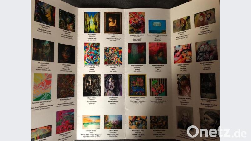 Unter den vielen Ausstellungsstücken sind auch die beiden Bilder von Sabine Kirsch aus Grafenwöhr zu finden. Bild: exb