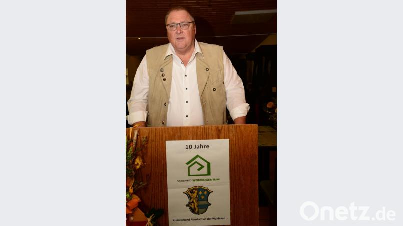 Gründungsvorsitzender Reinhard Gayer nennt rückblickend die Gründung des Kreisverbandes Wohneigentum vor zehn Jahren die einzige richtige Entscheidung zum Wohl der Mitglieder. Bild: bey