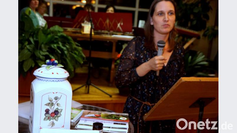Anja Putzer warb für mehr Natur auf dem Küchentisch und in der gesunden Ernährung. Bild: bkr