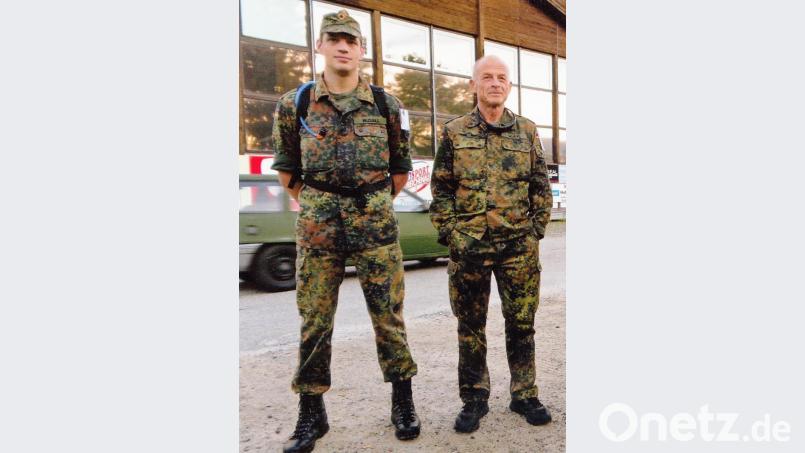 Seit vielen Jahren vertreten sie erfolgreich ihren Verein, die Krieger-und Reservistenkameradschaft (KRK) Vilseck: Günter Musall (links) und Wilhelm Würfl (rechts). Bild: er